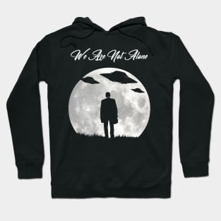 Alien Abduction - UFO We are not alone Gift print Hoodie